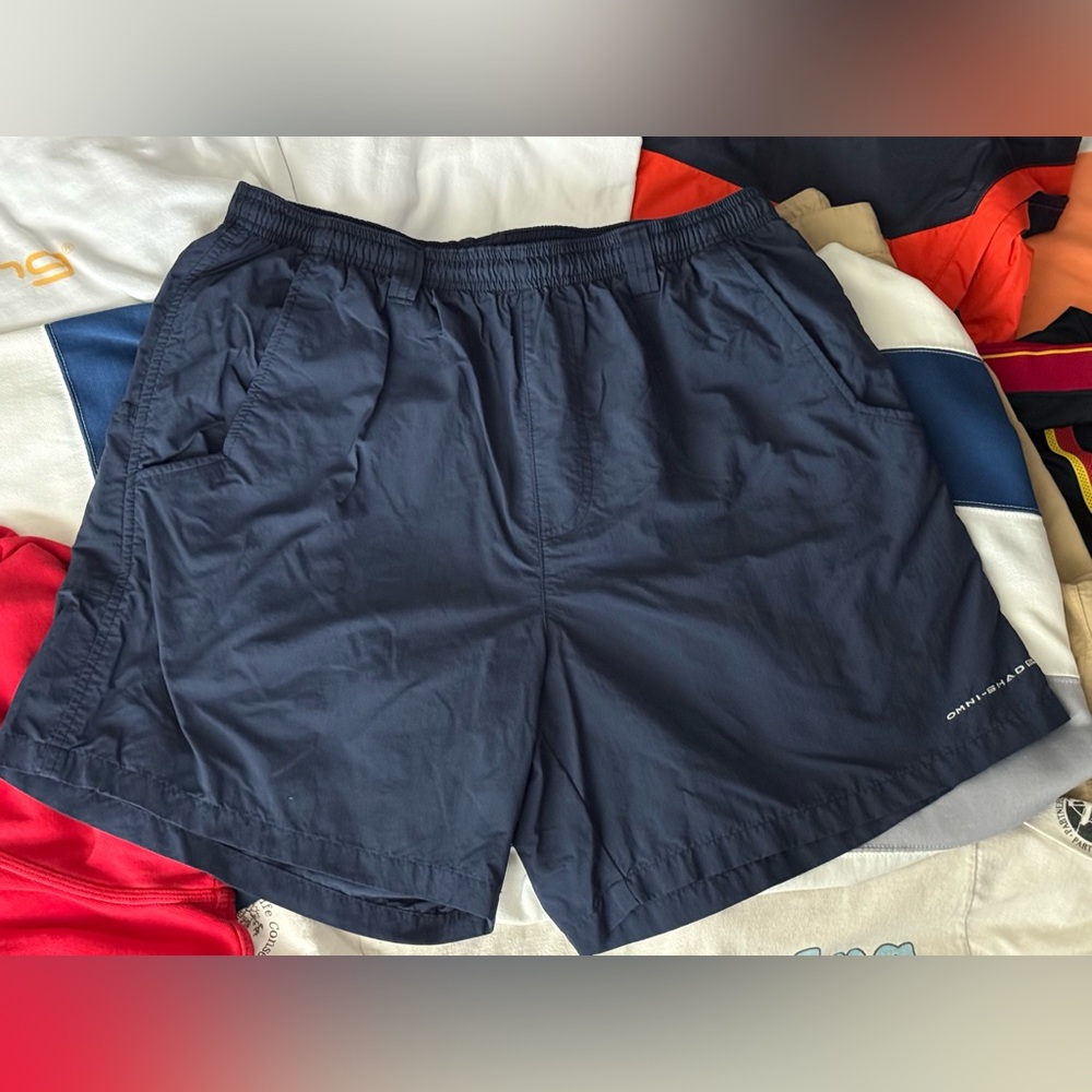 Men's Athletic Navy Shorts by Columbia PFG